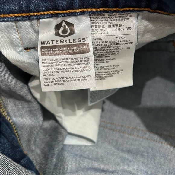 Men’s Levi’s 510 skinny jeans washed blue W34 L32 - Picture 7 of 8